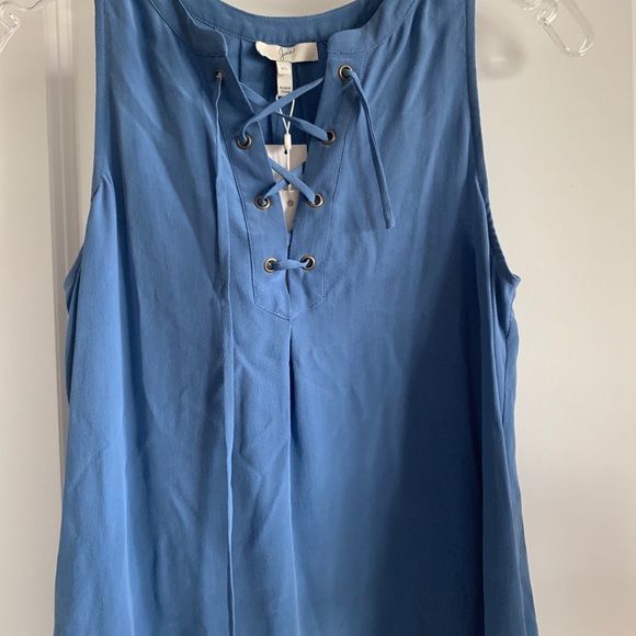 NWT🎉HP💥 JOIE Lace-up Silk Tank, XS - Picture 6 of 6